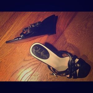 Cole Haan wedge heeled sandals 7.5